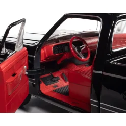 1979 Dodge SWB Sweptline Pickup Adventurer - Black 1:18 Scale Diecast Model Truck by American Muscle - Ertl