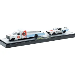 1974 Dodge Truck & 1971 Dodge Charger Custom 1:64 Scale Diecast Model Truck by M2 Machines