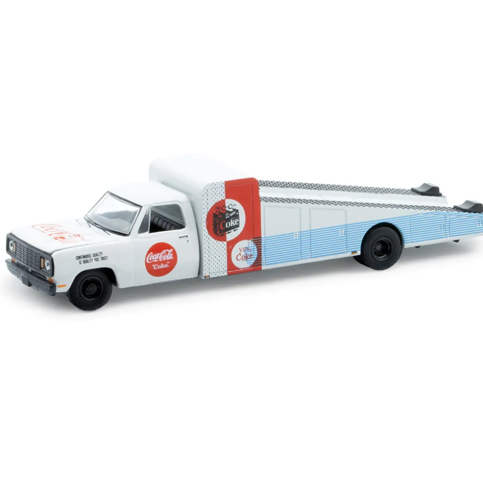 1974 Dodge Truck & 1971 Dodge Charger Custom 1:64 Scale Diecast Model Truck by M2 Machines