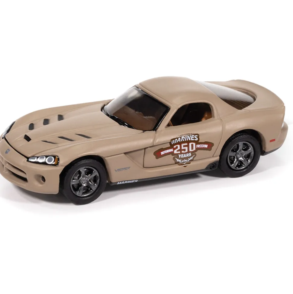 2008 Dodge Viper SRT 250th Anniversary - Desert Sand 1:64 Scale Diecast Model Car by Johnny Lightning