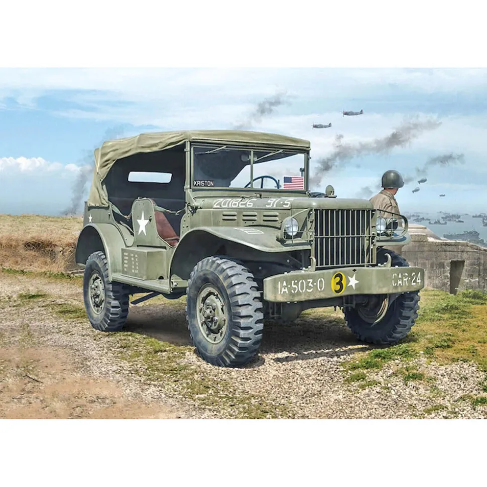 Dodge WC-56/57 Command Car 1/35 Kit 1:35 Scale Plastic Model Kit by Italeri