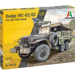 Dodge WC62 1 1/2 t 6x6 Truck 1/35 Kit 1:35 scale Plastic by Italeri