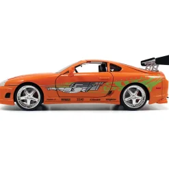 DOM's Dodge Charger R/T & BRIAN's Toyota Supra Fast & Furious Twin Pack 1:24 Scale Diecast Model Car by Jada Toys