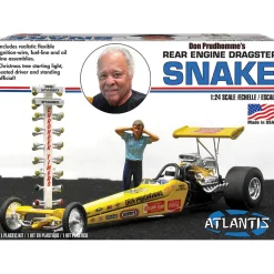 Don Prudhomme Snake Rear Engine Dragster - Model Kit 1:24 Scale Plastic Model Kit by Atlantis Models