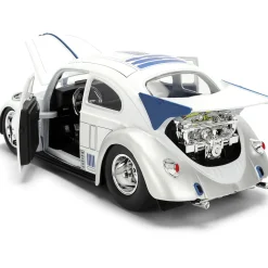 1959 Drag VW Beetle w/R2-D2 Figure 1:24 Scale Diecast Model Car by Jada Toys