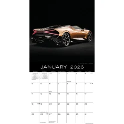 Dream Cars 2026 Wall Calendar Stapled Wall Calendar by Willow Creek Press, Inc.