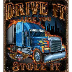 Drive It Trucking Sign Wall Sign by Vintage Signs