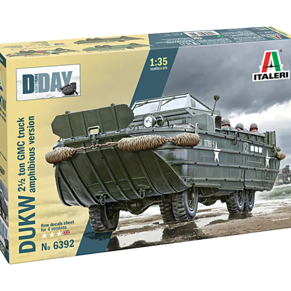 DUKW 1/35 Kit Italeri (6392) 1:35 scale Plastic by Italeri