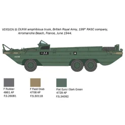 DUKW 1/72 Kit 1:72 Scale Plastic Model Kit by Italeri