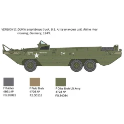 DUKW 1/72 Kit 1:72 Scale Plastic Model Kit by Italeri