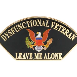 Dysfunctional Veteran Lapel Pin Eagle Emblems (P12322) by Eagle Emblems