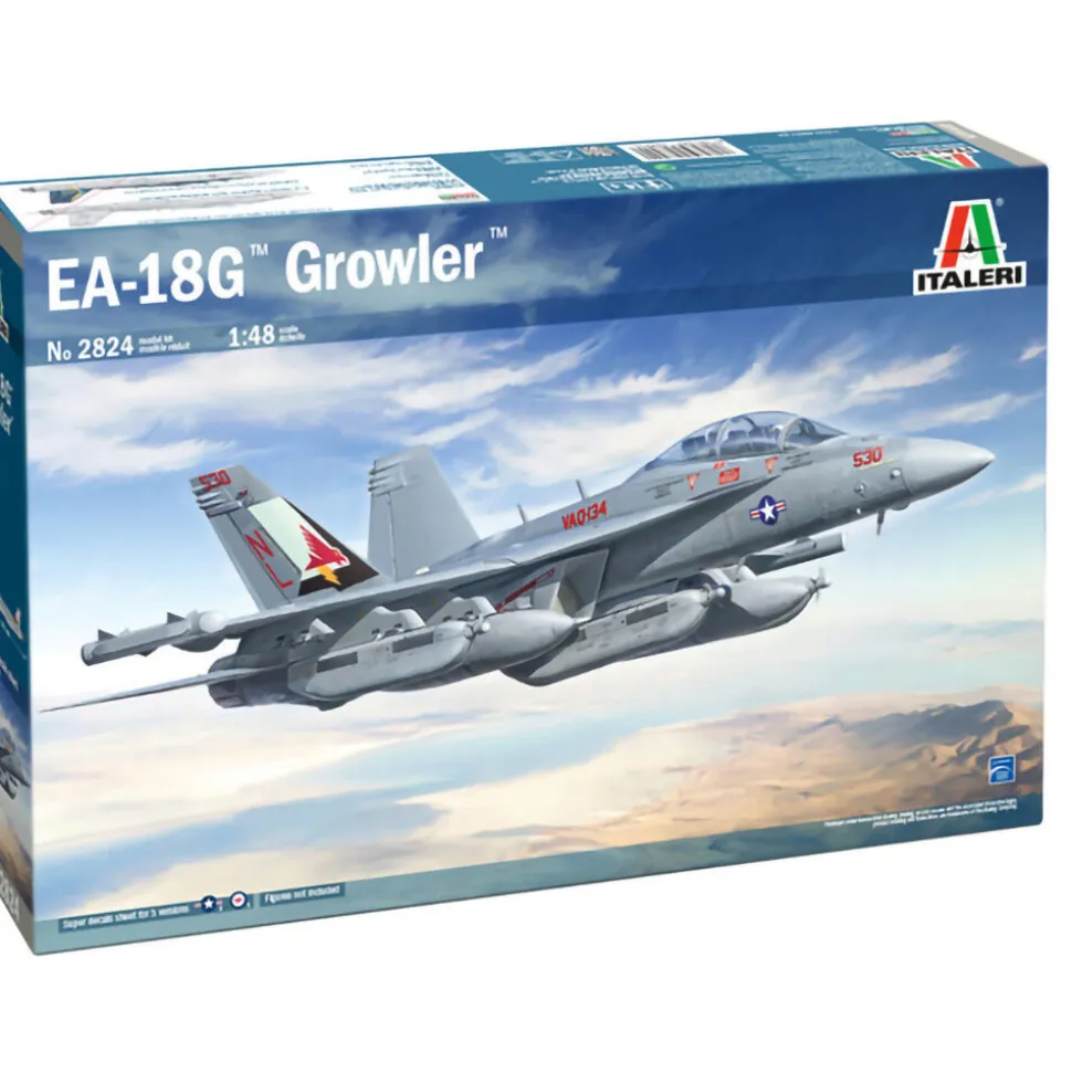 EA-18G Growler 1/48 Kit 1:48 Scale Plastic Model Kit by Italeri