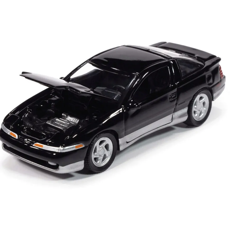 1990 Eagle Talon TSi - Black 1:64 Scale Diecast Model Car by Auto World