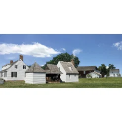 Eastern American Farmstead Backdrop -31" W x 13" H William Britain 51094 1:30 Scale by William Britain
