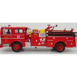 Emergency! Ward LaFrance Ambassador Fire Truck - Engine 51 1:50 Scale Diecast Model Truck by Iconic Replicas