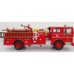 Emergency! Ward LaFrance Ambassador Fire Truck - Engine 51 1:50 Scale Diecast Model Truck by Iconic Replicas