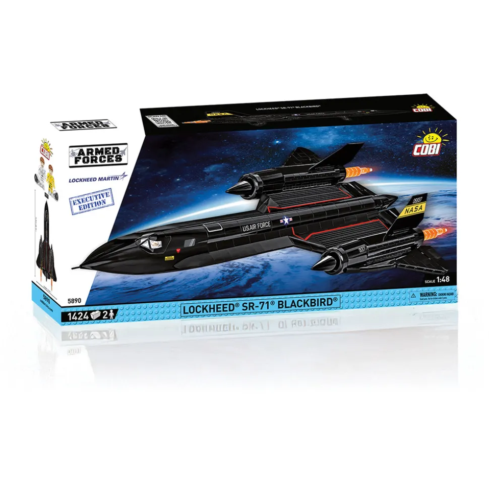 Executive Edition Lockheed SR-71 Blackbird Building Brick Set 1:48 Scale by Cobi Toys