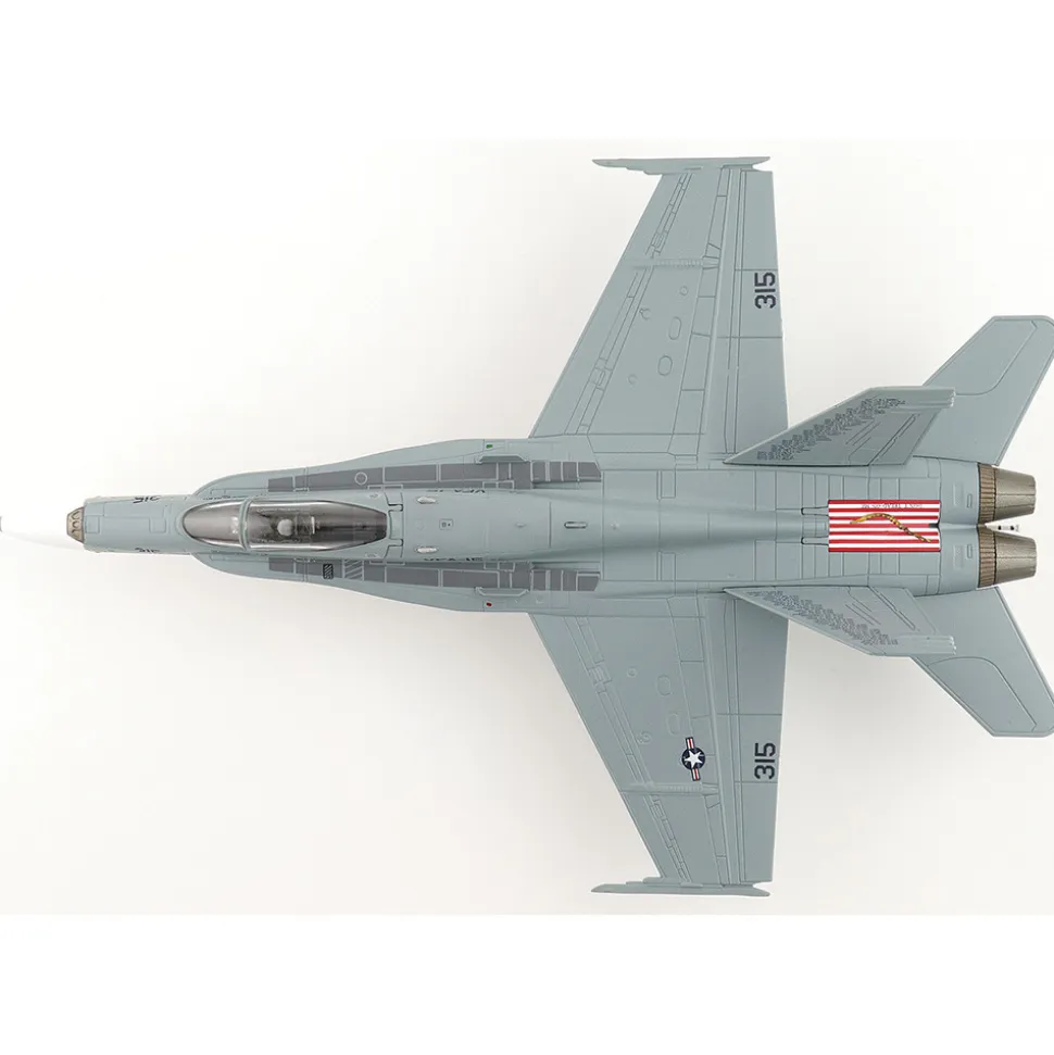 F/A-18C Hornet 1/72 Die Cast Model - HA3590 AD315 , VFA-106 Gladiators, USN, VFA-15 Retro TAC Demo Jet, 1:72 scale Metal by Hobby Master