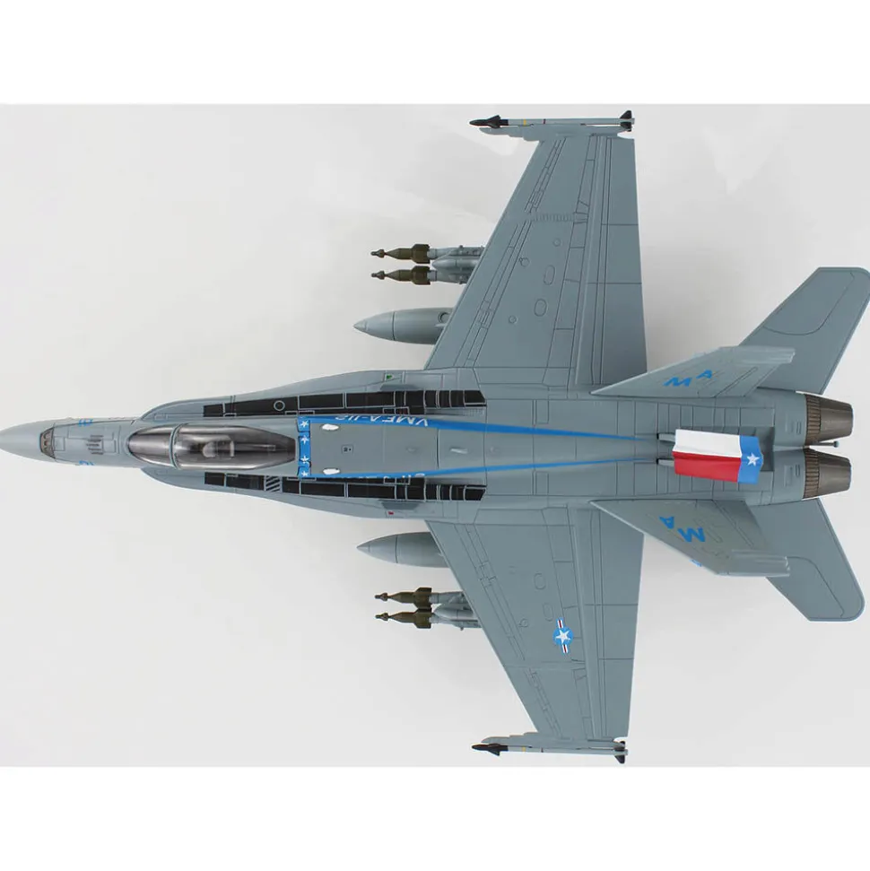 F/A-18C Hornet 1/72 Die Cast Model - HA3581 VMFA-112 "Cowboys", US Marines, 2020 1:72 Scale Metal by Hobby Master