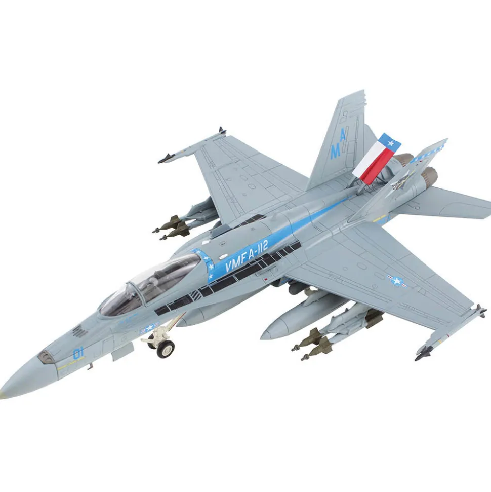 F/A-18C Hornet 1/72 Die Cast Model - HA3581 VMFA-112 "Cowboys", US Marines, 2020 1:72 Scale Metal by Hobby Master