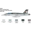F/A-18E Super Hornet 1/48 Kit 1:48 Scale Plastic Model Kit by Italeri
