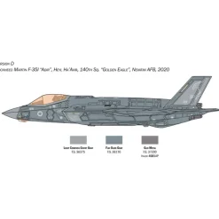 F-35A Lightning Ii (Beast Mode) 1/72 Kit 1:72 Scale Plastic Model Kit by Italeri