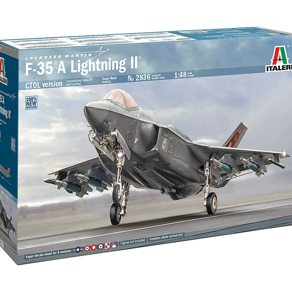 F-35A Lightning II Beast Mode 1/48 Kit 1:48 scale Plastic by Italeri