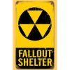 Fallout Shelter Metal Sign by Vintage Sign Co.