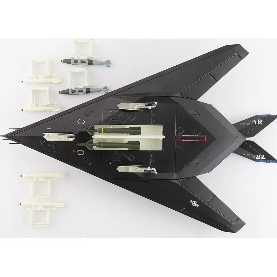 F-117A Nighthawk 1/72 Die Cast Model, 84-0809, USAF, 2022 1:72 scale Metal by Hobby Master