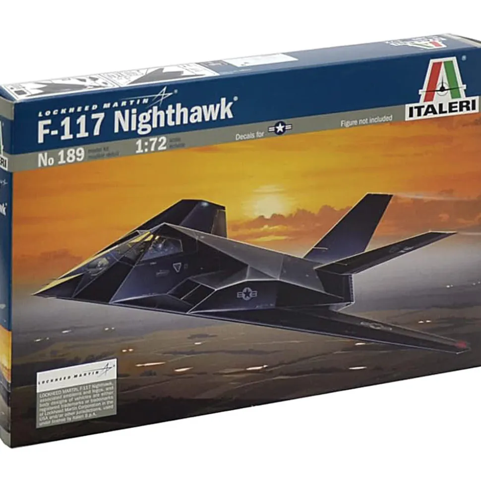 F-117A Nighthawk 1/72 Kit 1:72 scale Plastic by Italeri