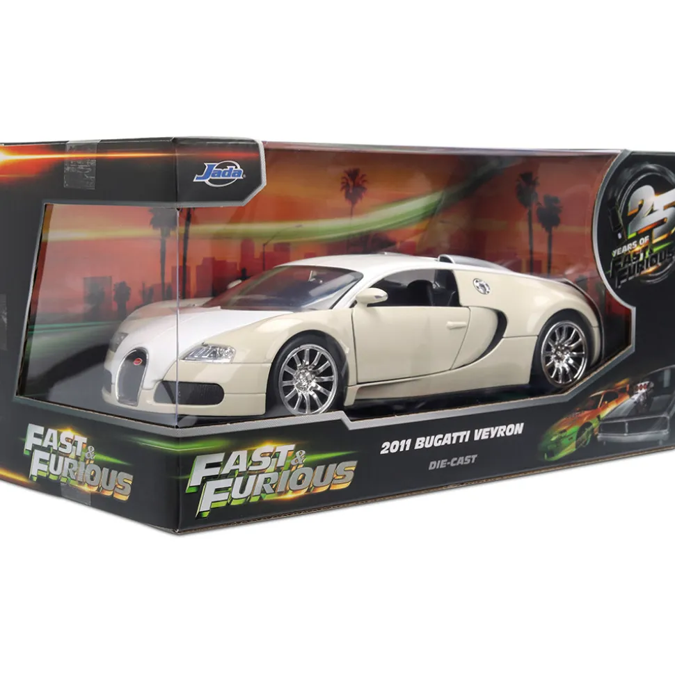 2011 Fast & Furious Bugatti Veyron 1:24 Scale Diecast Model Car by Jada Toys