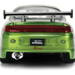 Fast & Furious 25th Anniversary BRIAN's Mitsubishi Eclipse - Brushed Metal Finish 1:24 Scale Diecast Model Car by Jada Toys