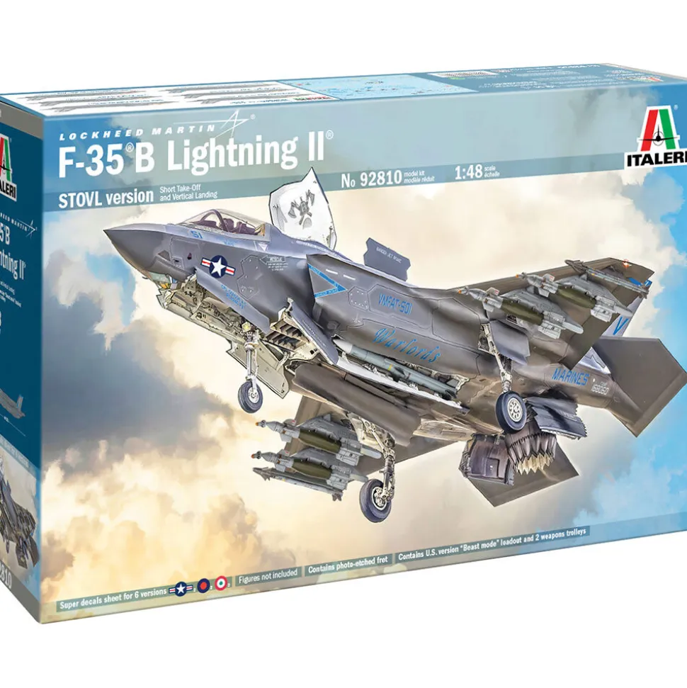 F-35B Lightning II 1/48 Kit 1:48 scale Plastic by Italeri