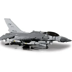 F- 16C Fighting Falcon Building Block Model - 1112 Pieces 1:48 Scale Building Brick Set by Atom Brick Company