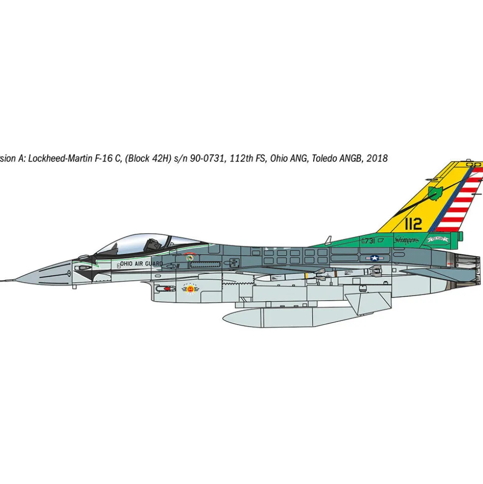 F-16C Fighting Falcon 1/48 War Thunder Kit Italeri 35105 1:48 scale Plastic by Italeri