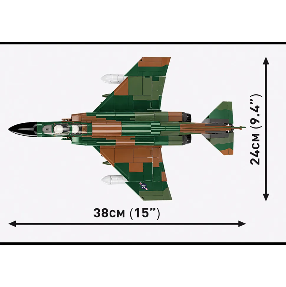 F-4C Phantom II Jet Fighter Building Brick Set 1:48 Scale by Cobi Toys