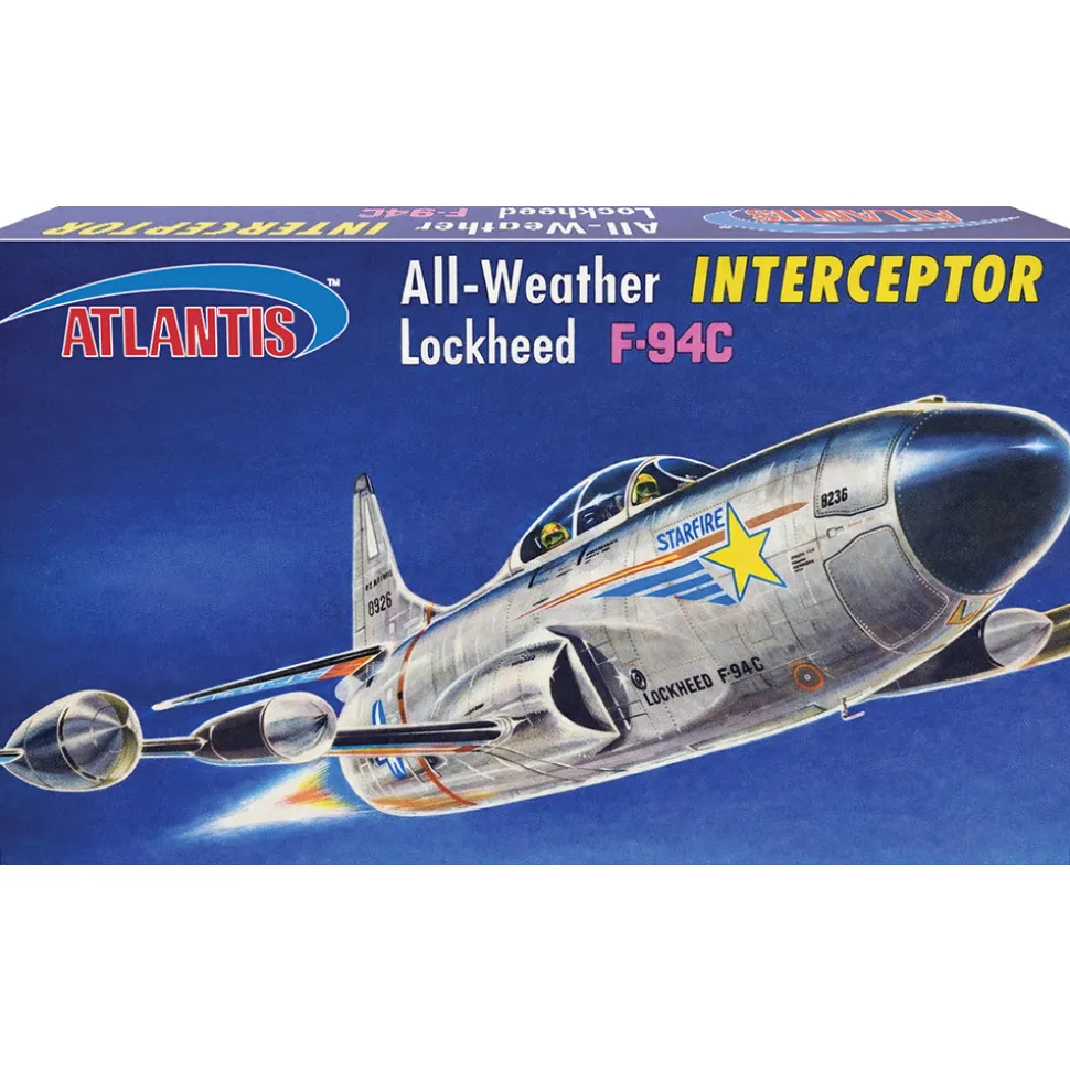 F-94C Starfire Interceptor Jet 1/56 Kit Atlantis (H210) 1:56 scale Plastic by Atlantis Models