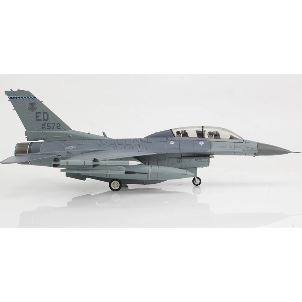 F-16D Fighting Falcon 1/72 Die Cast Model Edwards AFB, 2024 1:72 scale Metal by Hobby Master