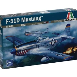 F-51D Mustang 1/72 Kit 1:72 Scale Plastic Model Kit by Italeri