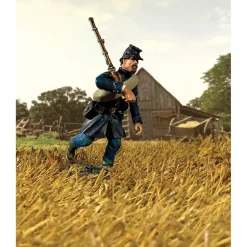 Federal Infantry in Frock Coat Advancing 1/30 Figure William Britain (31354) 1:30 scale Metal by William Britain