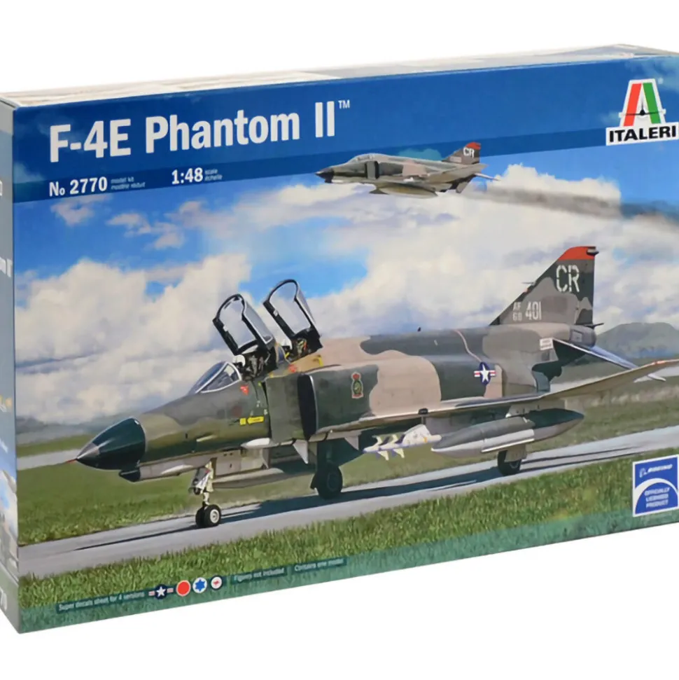 F-4E Phantom II 1/48 Kit 1:48 Scale Plastic by Italeri