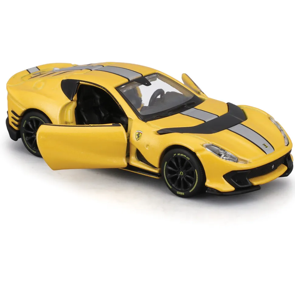 Ferrari 812 Competizione Speed Icon - Yellow 1:64 Scale by Maisto