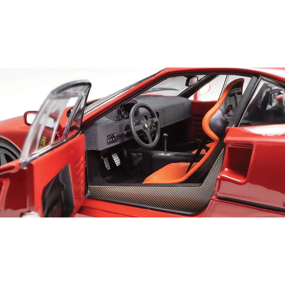 Ferrari F40 Light Weight - Red 1:18 Scale Diecast Model Car by Kyosho