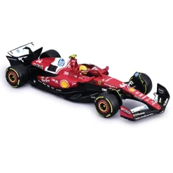 2025 Ferrari F1 Season Car w/ helmet - #44 Hamilton 1:43 Scale Diecast Model Car by Bburago