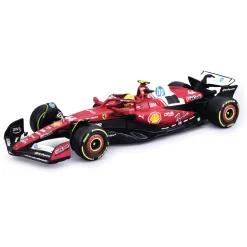 2025 Ferrari F1 Season Car w/ helmet - #44 Hamilton 1:43 Scale Diecast Model Car by Bburago