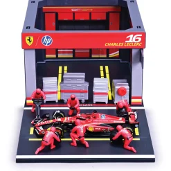 2024 Ferrari F1 SF-24 Pit Pass - Leclerc #16 1:43 Scale Diecast Model Car by Bburago