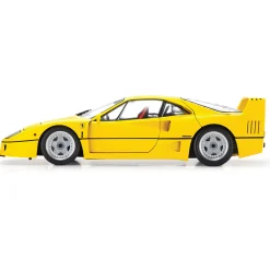Ferrari F40 - Yellow 1:18 Scale Diecast Model Car by Kyosho