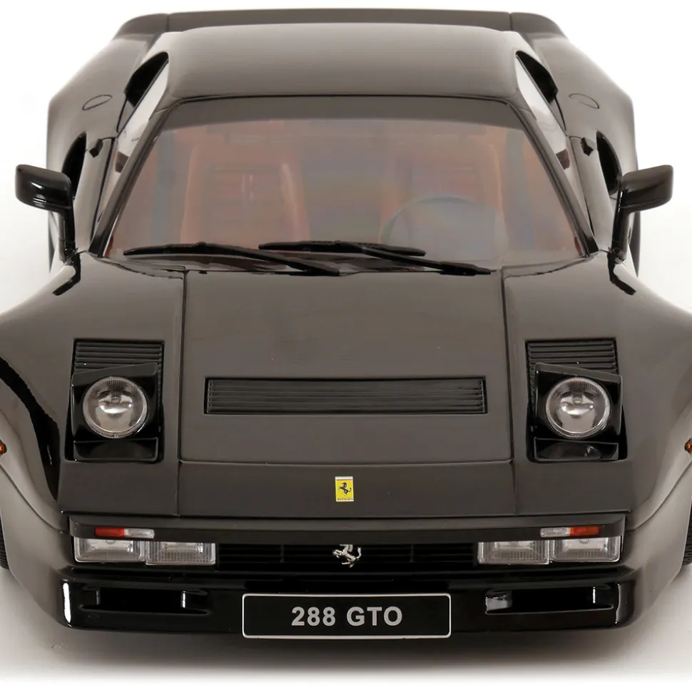 1984 Ferrari 288 GTO - Black 1:12 Scale Diecast Model Car by KK Scale