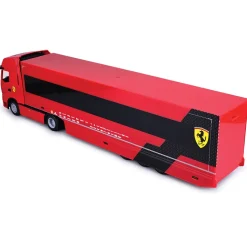 Ferrari Iveco Cab F1 Transporter & + 1 SFR SF23 F1 Car - Leclerc #16 1:43 Scale Diecast Replica Model by Bburago