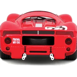 1967 Ferrari 330 P4 Daytona Diecast Model Kit - Red #23 1:24 Scale Diecast Model Kit by Bburago